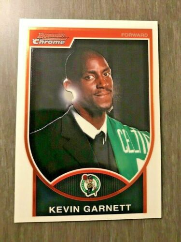 2007-08 KEVIN GARNETT TOPPS BOWMAN CHROME CARD #20 - BOSTON  - Picture 1 of 3