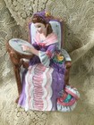 Schmid Figurine Lady/Needlepoint Music Box.Yamada “ I Will Always Love You”