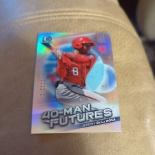 2021 Bowman Chrome 40-Man Futures Refractors #FMF21 Jeremy De La Rosa Nationals