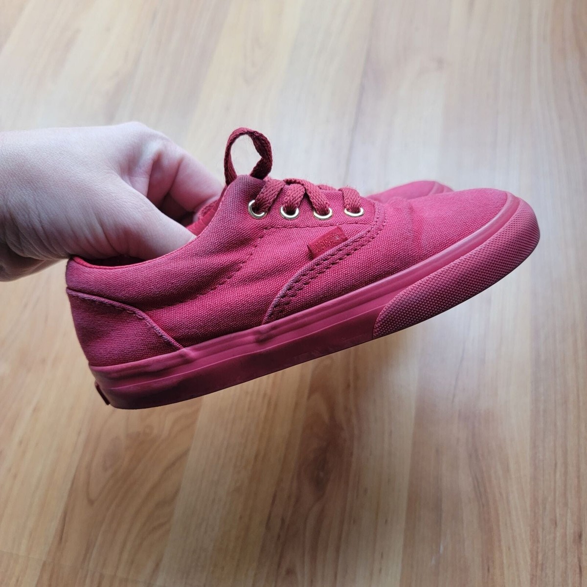 all red vans old skool