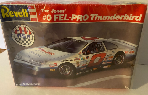 REVELL # 0 FEL-PRO 1989 ASA FORD THUNDERBIRD TOM JONES STOCK CAR KIT - 1/25