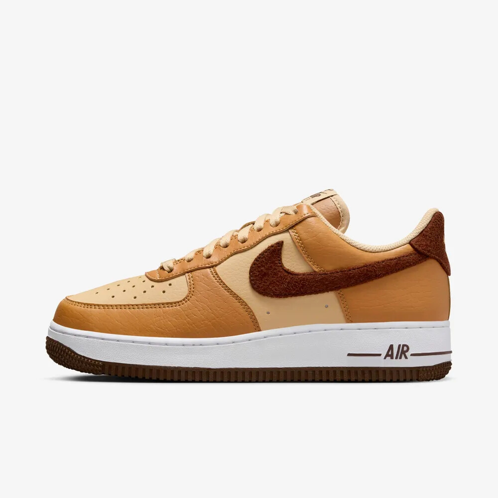 New Nike Women's Air Force 1 '07 NN Shoes - Flax/ Cacao Wow