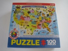 Puzzle United States Map Eurographics Kids Age 5 