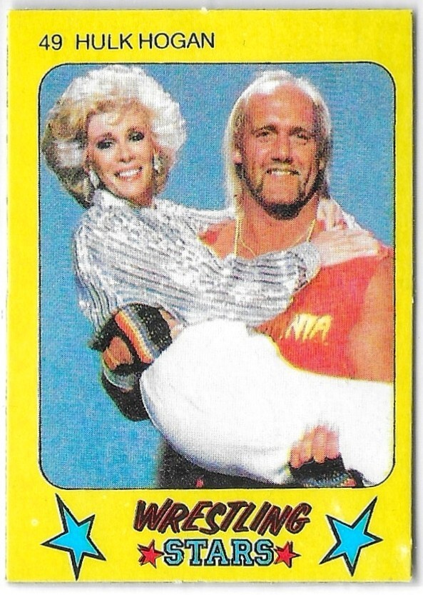 1986 WRESTLING STARS HULK HOGAN & JOAN RIVERS CARD | eBay