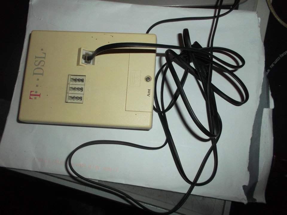T .. DSL NTBBA Splitter +Anschlussdose Telefon+Kabel - Bild 3 von 4