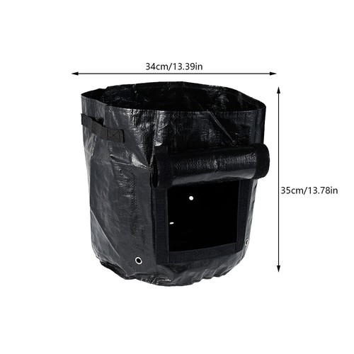 7 Gallon Vegetable Planting Potato Planter Pot PE Container Plant Grow Bag weqFf - Picture 6 of 9