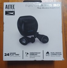 Altec Lansing NanoBuds Truly Wireless Earbuds with Charging Case IP55 Waterproof