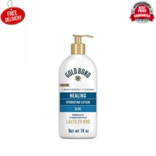 Gold Bond Healing Hydrating Hand and Body Lotion & Cream Dry Skin, Aloe, 24 oz