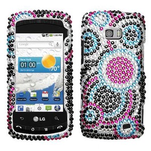 For-LG-Ally-VS740-Crystal-Diamond-BLING-Hard-Case-Snap-on-Phone-Cover-Bubble