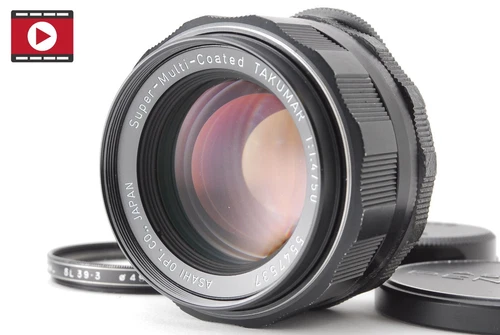 ▶︎[Exc +5] Pentax SMC Super Multi Coated Takumar 50mm f1.4 M42 w/Cap From JAPAN