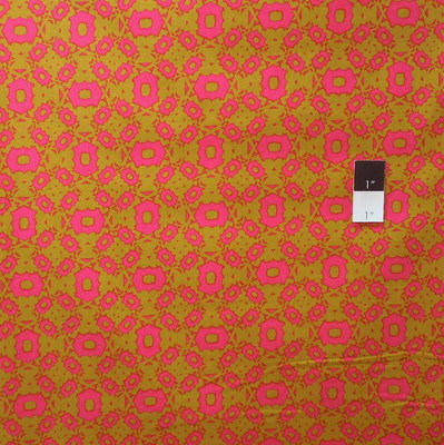 Mark Cesarik PWMC020 Cosmic Burst Solar Panels Pink Fabric By The Yard 