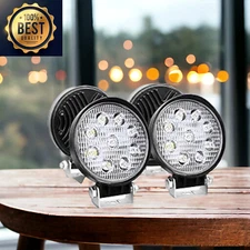 4Pcs 4.5Inch 42W 4200LM LED Pods Round Spot Light Off Road Lights Fog Lights Off