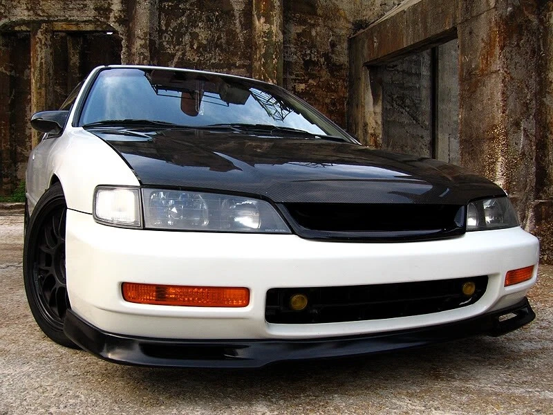 Parrilla estilo Jdm Mugen de malla para capó delantero FRP para parrilla Honda Accord 94-97 CD6 SV4 Foto 4 de 4