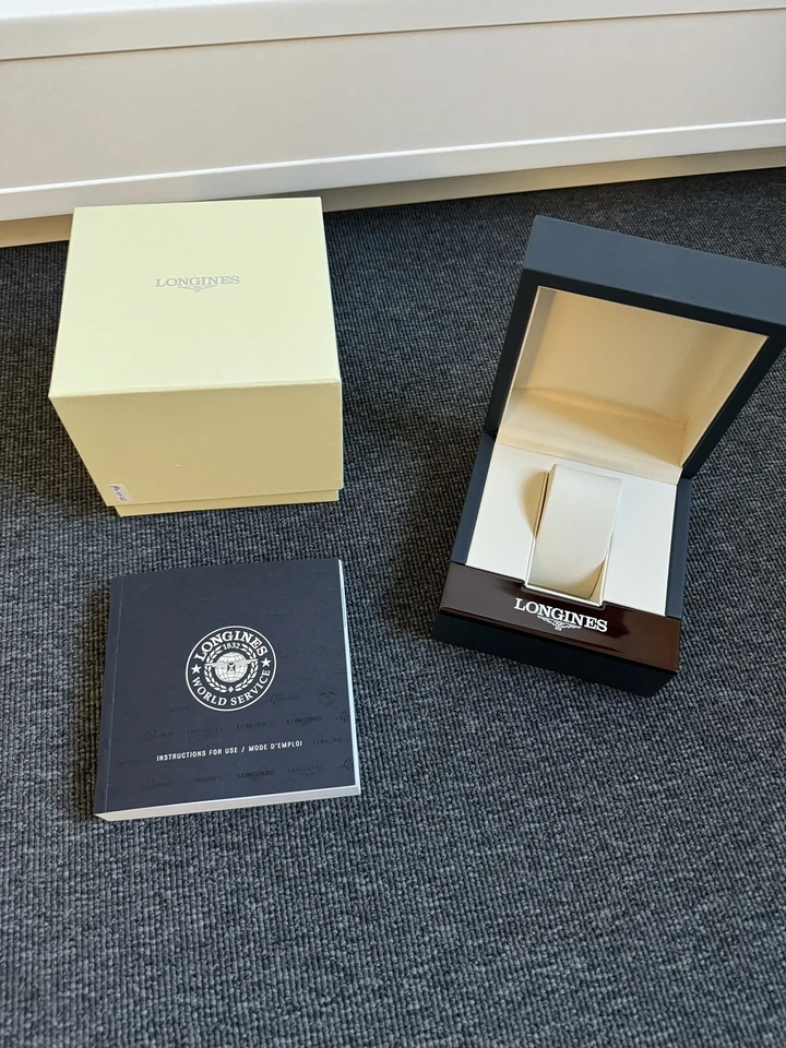 Relojes Longines originales caja de madera incl. descripción y caja