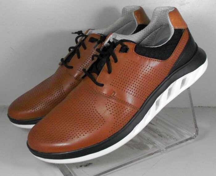 593286 MS50 ACTIVATE PLAIN TOE MENS SHOE M TAN LEATHER JOHNSTON MURPHY