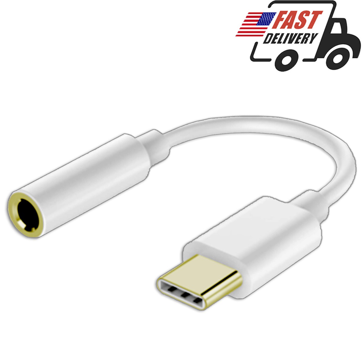 For Samsung Galaxy Note20 Ultra AUX Audio Type C USB To Jack Adapter  Cable