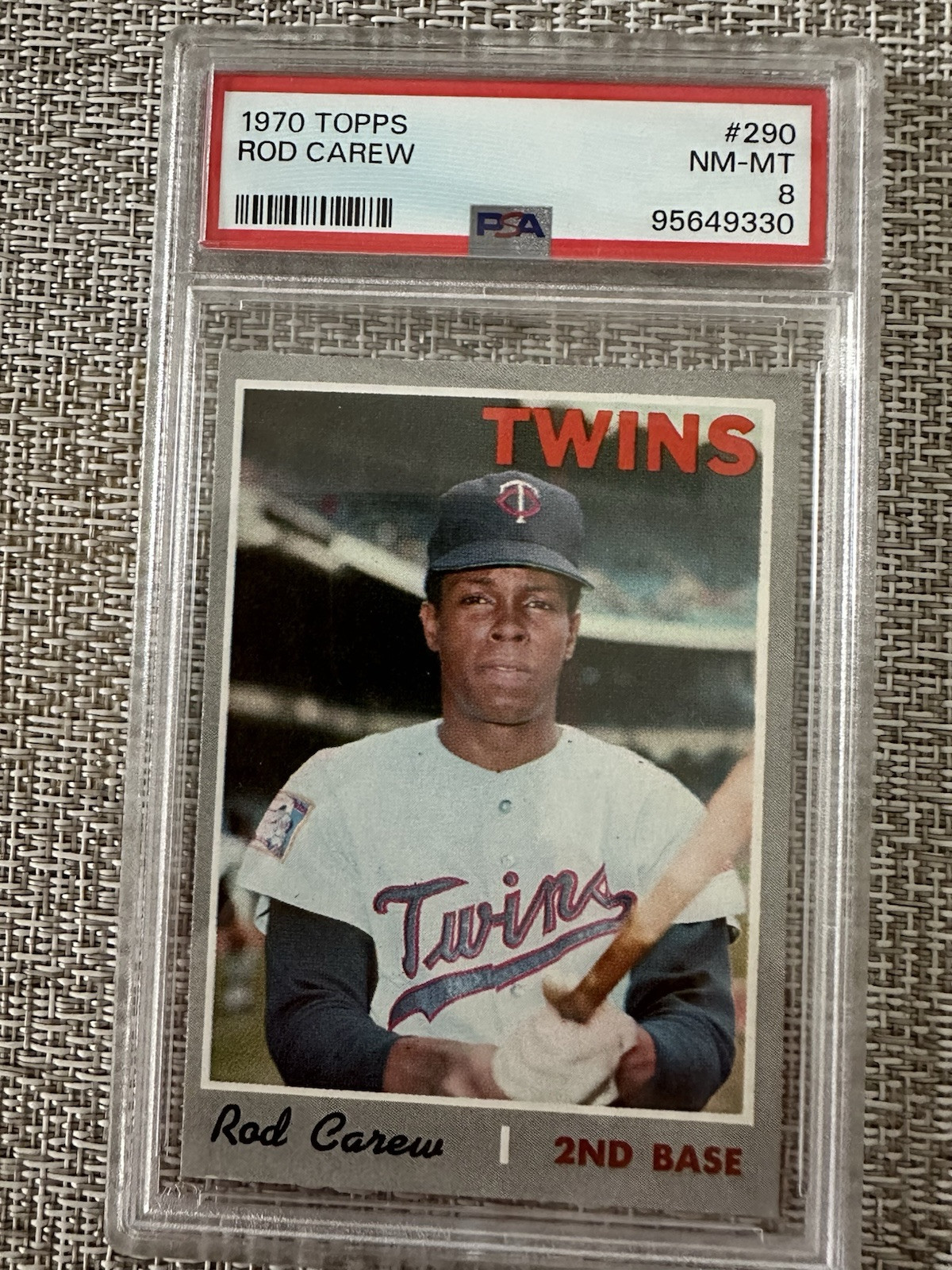 1970 Topps Rod Carew #290 PSA 8 NM-MT