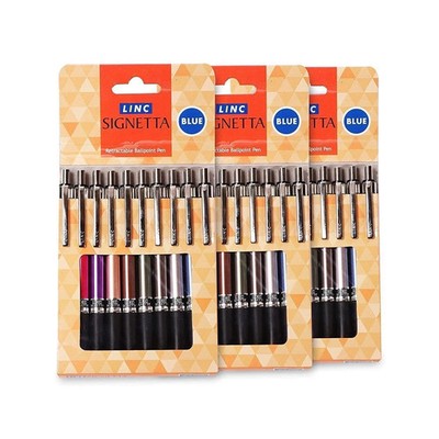 Linc Signetta  Blue Ball Pen Pack of 30.