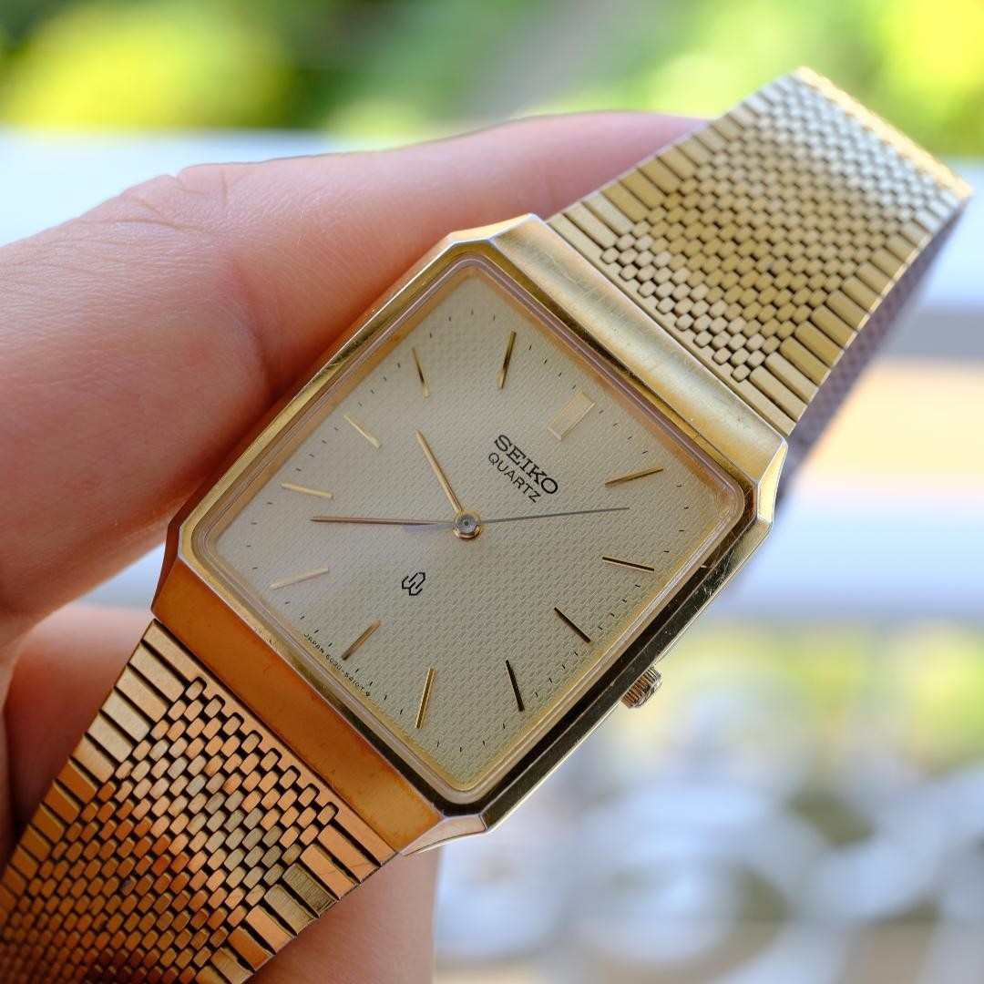 Seiko Quartz 6030-5340 A1 Antique Crystal Mark SGP Square Tested
