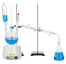 Attrezzatura da laboratorio: Set di bicchieri per distillazione agitazione atmosferica - 500-2000 ml