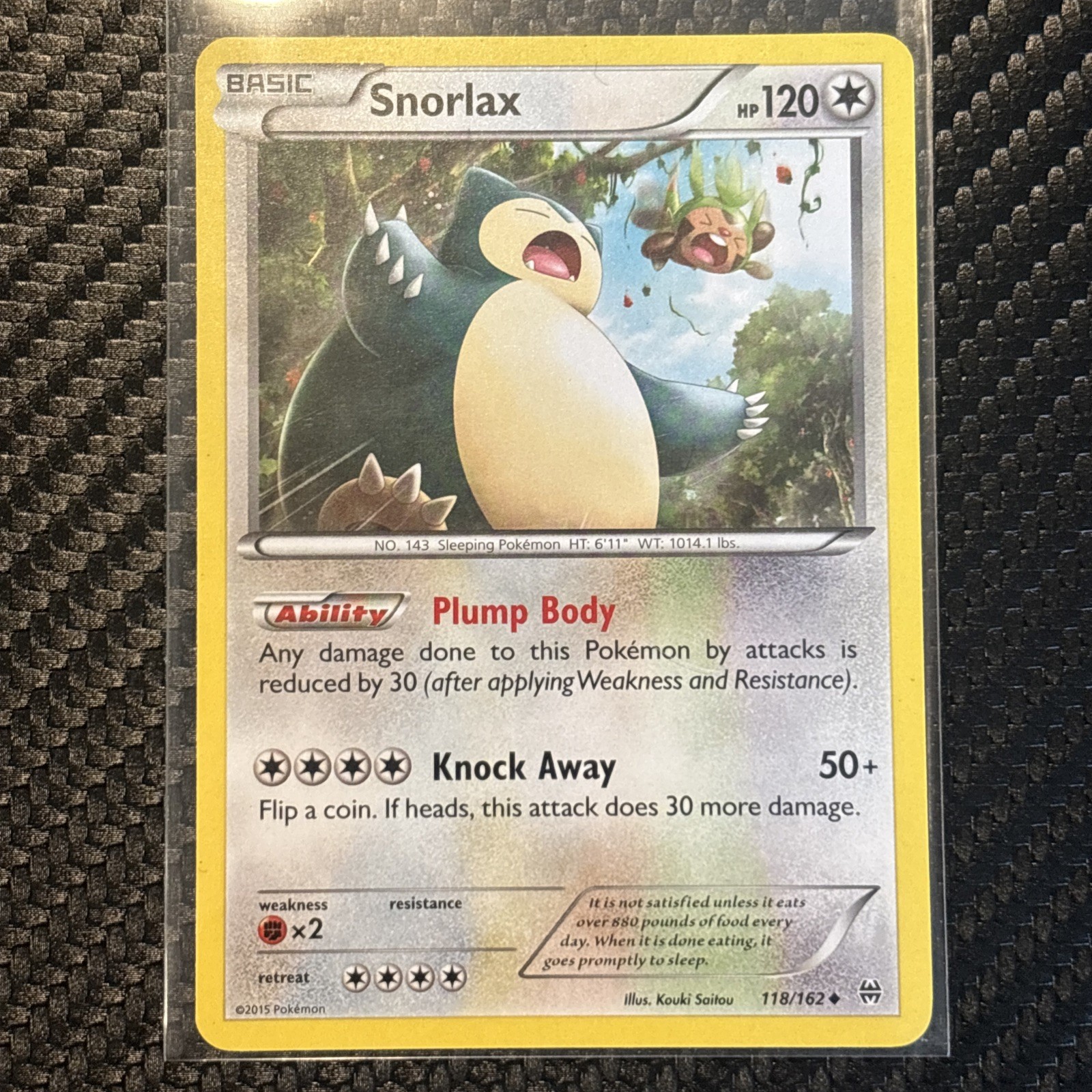 Snorlax 118/162 Breakthrough Regular LP
