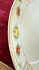 Nippon Hand Painted Two-Tiered Serving Dish Gold Trim And Flowers — photo 4