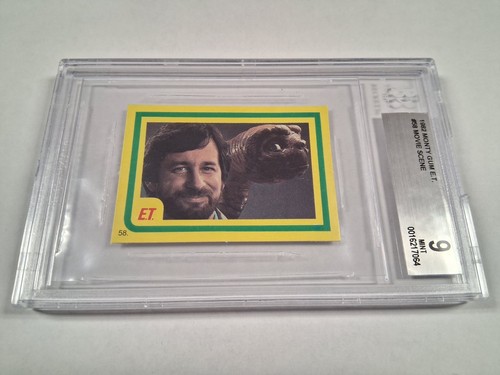 1982 Monty Gum E.T. The Extra-Terrestrial Card BGS 9 POP 1, 0^ Stephen King