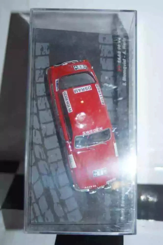 Atlas Ixo based Saab 96 V4 Rally Sweden 1972 #8 S.Blomqvist 1/43 - Image 4 of 4