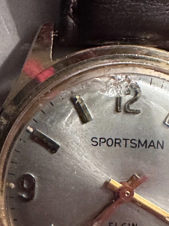 Reloj Pulsera Vintage Elgin Sportsman 17J Cuerda Manual Funciona Master Time Co. Movimiento Foto 4 de 4