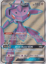 Genesect GX - 204/214 - Full Art Ultra Rare LP, English Pokemon Lost Thunder on eBay