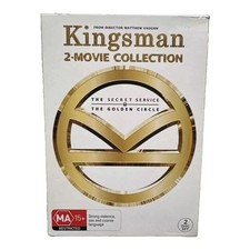 Kingsman 2 Movie Collection DVD 2017 2-Disc Boxset Spy Comedy MA Region 4