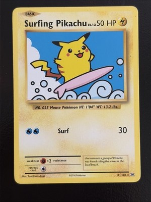 how much is a surfing pikachu pokemon card worth Pokémon Surfing Pikachu