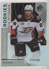 2018-19 SP Game Used Authentic Rookies Rainbow 19/296 Marcus Pettersson #108 3x1