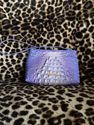 Sac Brahmin Very Peri Ombre Melbourne Lorelei violet usure mineure sur les coins - Photo 4/8