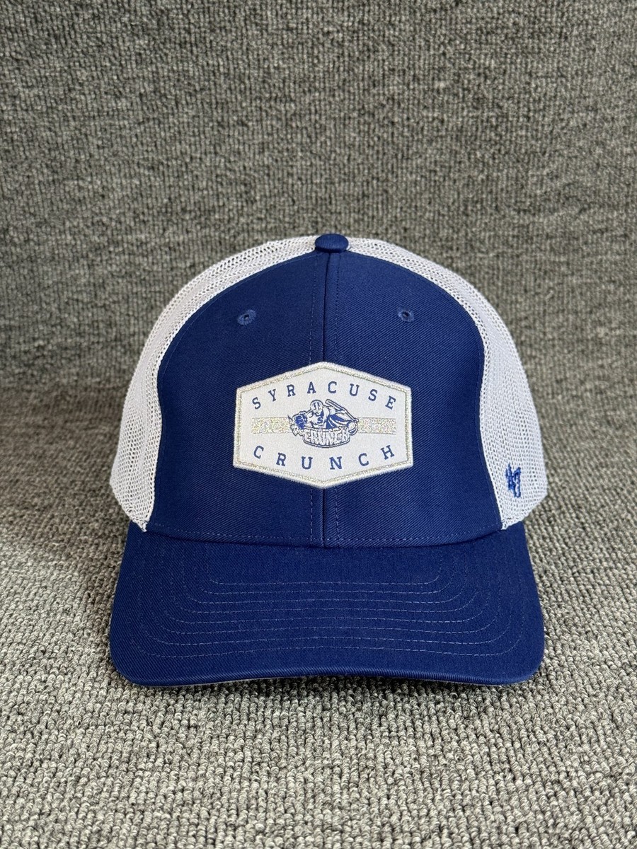 '47 Brand Syracuse Crunch Trucker Snapback Blue White One Size AHL Hat