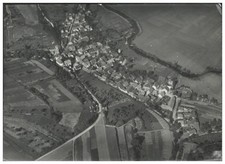ZZ-6739/ Pfaffenhausen Hammelburg  Foto Luftbild 18 x 13 cm ca.1935