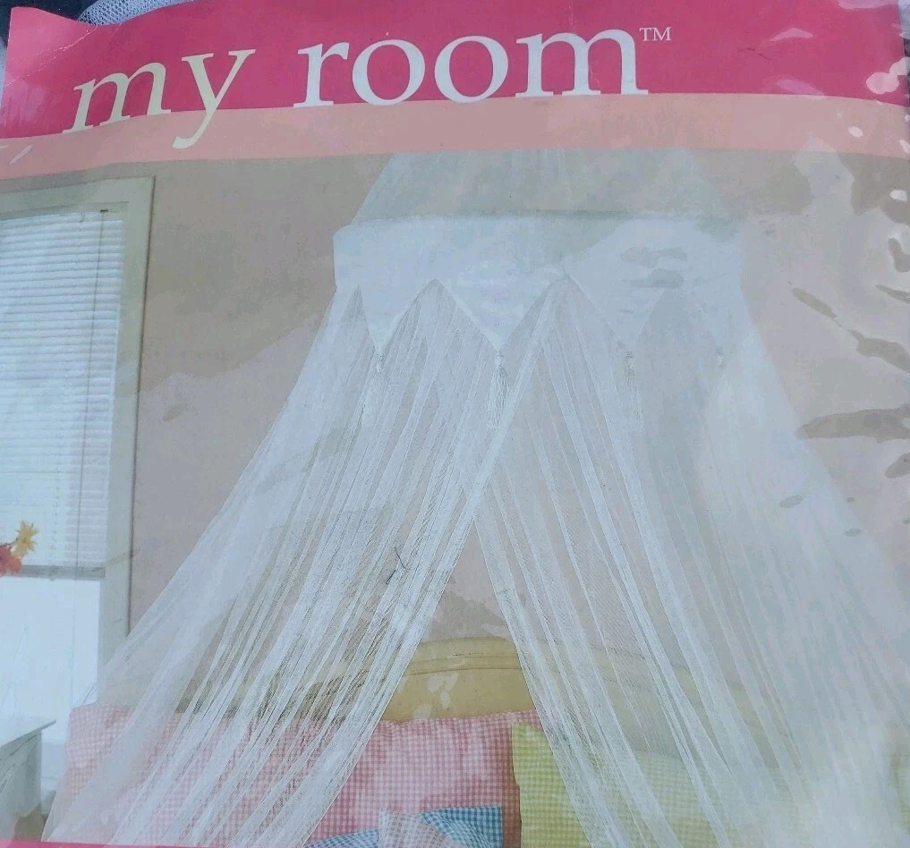 Zanzariera Letto Matrimoniale A Baldacchino Tenda Principessa Rosa Poliestere 150x200x200 Cm - 5