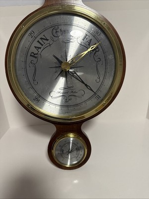 Howard Miller Olympia Banjo Thermometer 36” Barometer Hygrometer