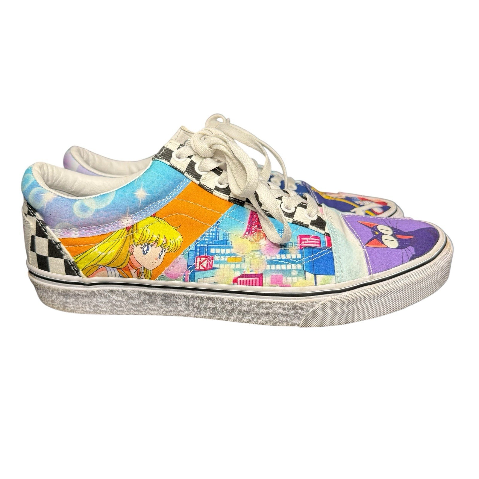 VANS Sailor Moon Old Skool “Pretty Patchwork” Men… - image 3