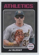 2024 Topps Heritage Short Print Black Border /50 JJ Bleday #23 0t0b