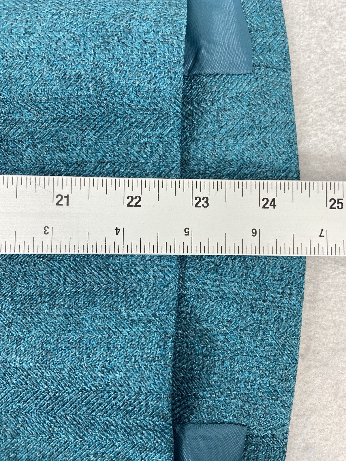 Le Suit 2PC Skirt Suit Women’s 10 Teal Blazer Buttons Long Sleeves Pleated Hem