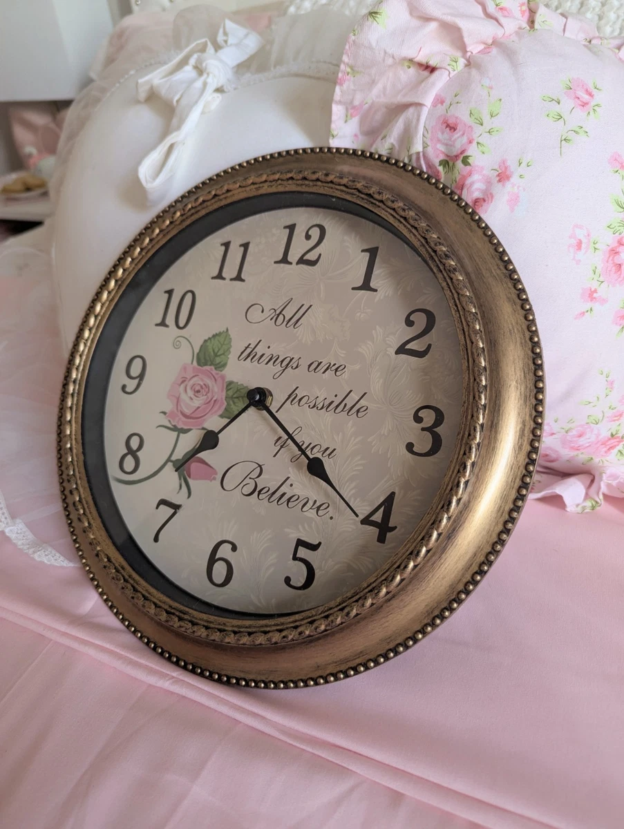 Pink Wall Clocks for sale | eBay