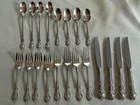 English Gadroon by Gorham Sterling Silver 20 piece set, 4 place settings