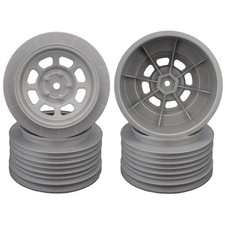 DE Racing Speedway Wheel Traxxas Slash Rear 21.5mm Backspacing Silver DER-DS4-RS
