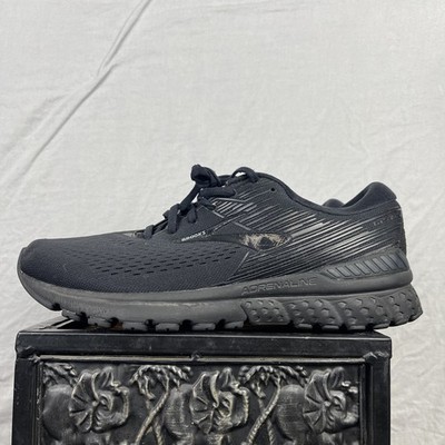Brooks Adrenaline GTS 19 Shoes Womens 12 US Running Black Jogging Sneakers Gym