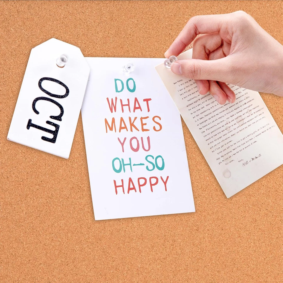 Cork Bulletinboard, 23" X 17", Pin Board for Office & Home with Aluminum/Plastic - Image 2 of 4