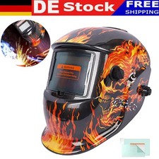 Schwei&szlig;helm Automatische Verdunkelung + Solarzellen + 2x Vorsatzscheibe