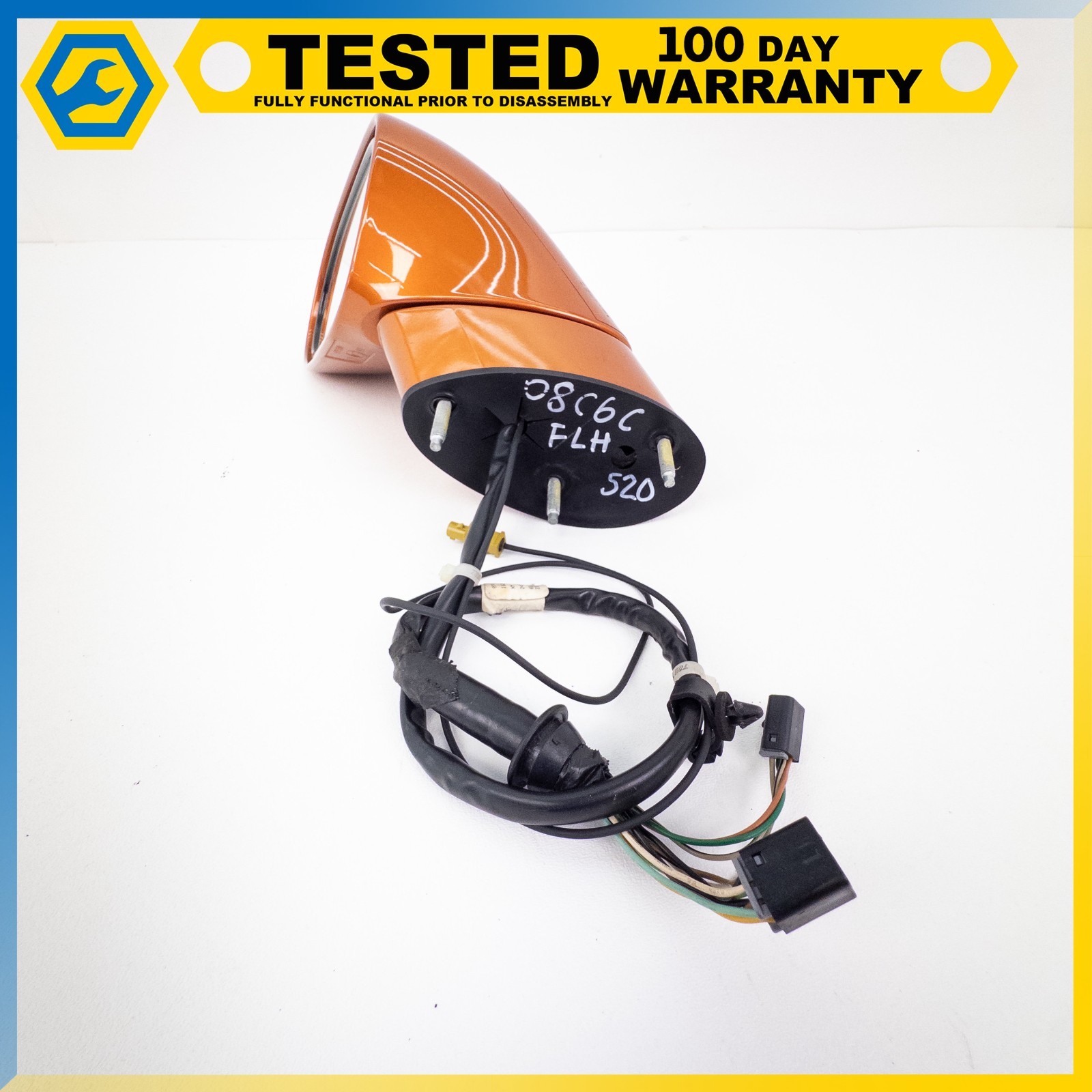 Chevrolet Corvette 2005-2013 Front Left Side mirror Orange