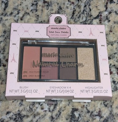 Marie Claire Paris Total Face Palette Natural Charm New Sealed