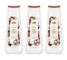 Dove Hot Cocoa Swirl Body Wash Limited Edition Holiday Treats 20 oz x3-SOLD OUT